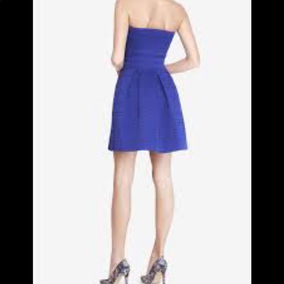 NWT Express blue party dress - Picture 2 of 3